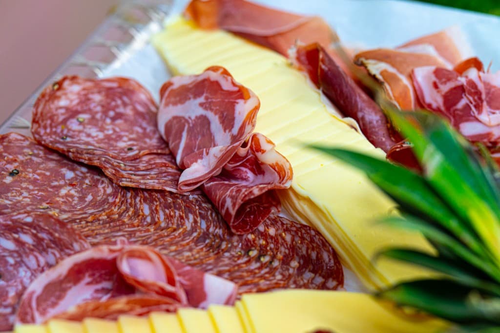 Charcuterie board catered for a corporate event in Ontario