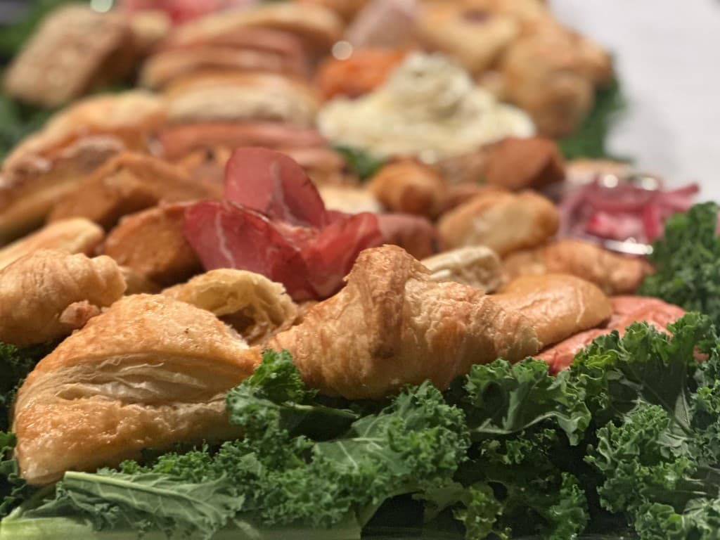 Elegant pastry platter catered in Rancho Cucamonga